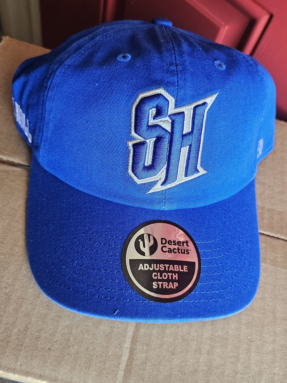 New Seton Hall Pirates NCAA Desert Cactus Blue Team Logo Adjustable Hat